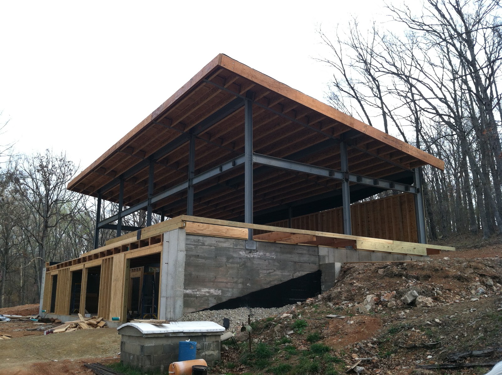 Timber Springs Lodge Roof Deck and Knife Plates