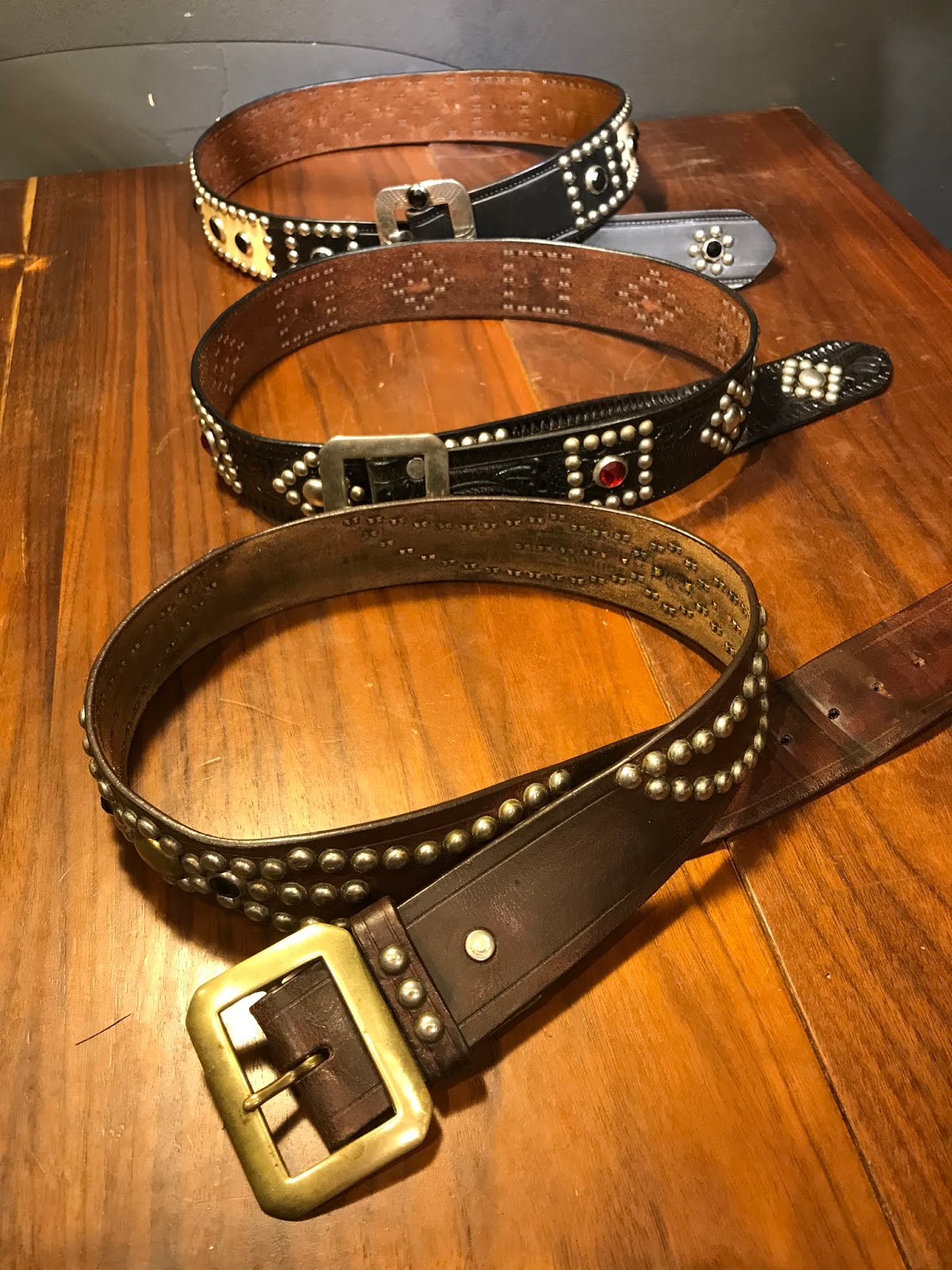 WARP AND WOOF: スタッズ ベルト / サンプル販売準備中です。