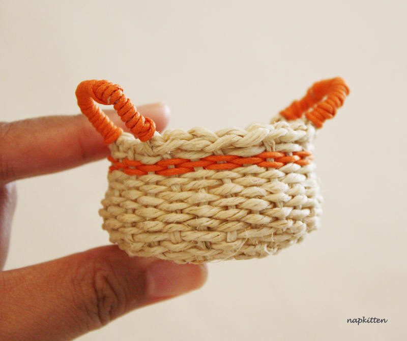 napkitten's world my tiny baskets