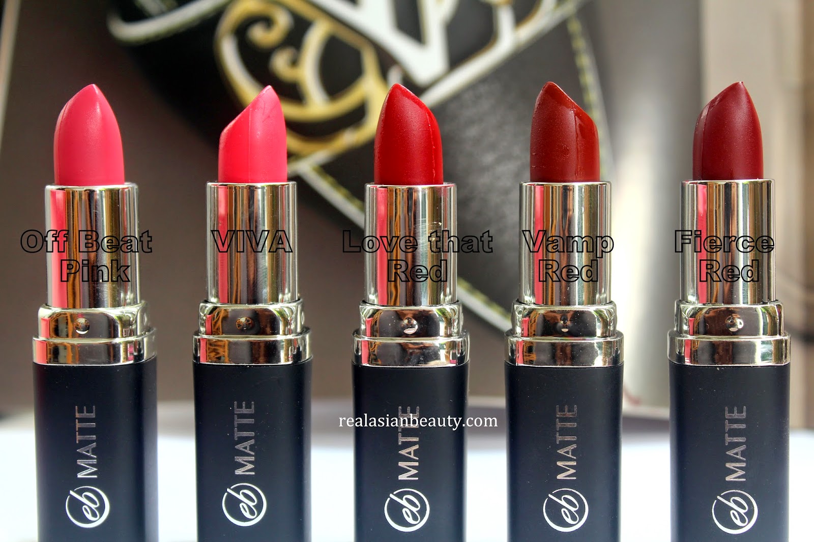 Real Asian Beauty Ever Bilena Matte Lipstick Swatches and Review