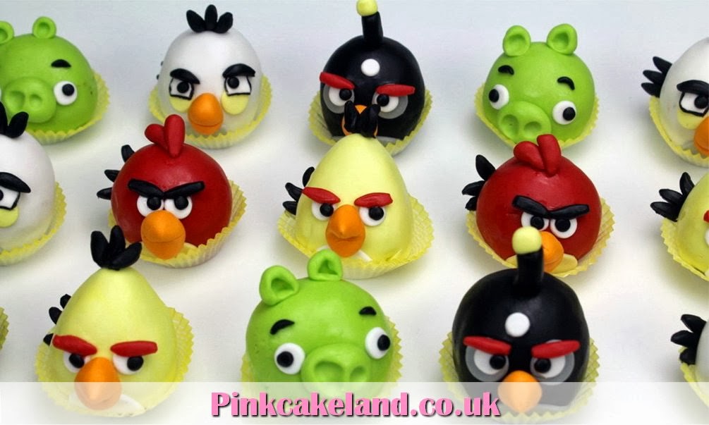 Angry Birds Cake Pops - London Cakes