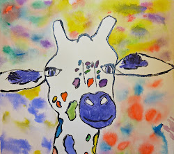 watercolor glue resist ink