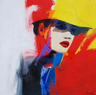pinturas-modernas-mujeres-labios-rojos