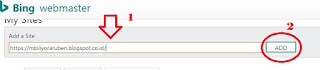 Cara Mendaftar Blog Di Bing Webmaster 