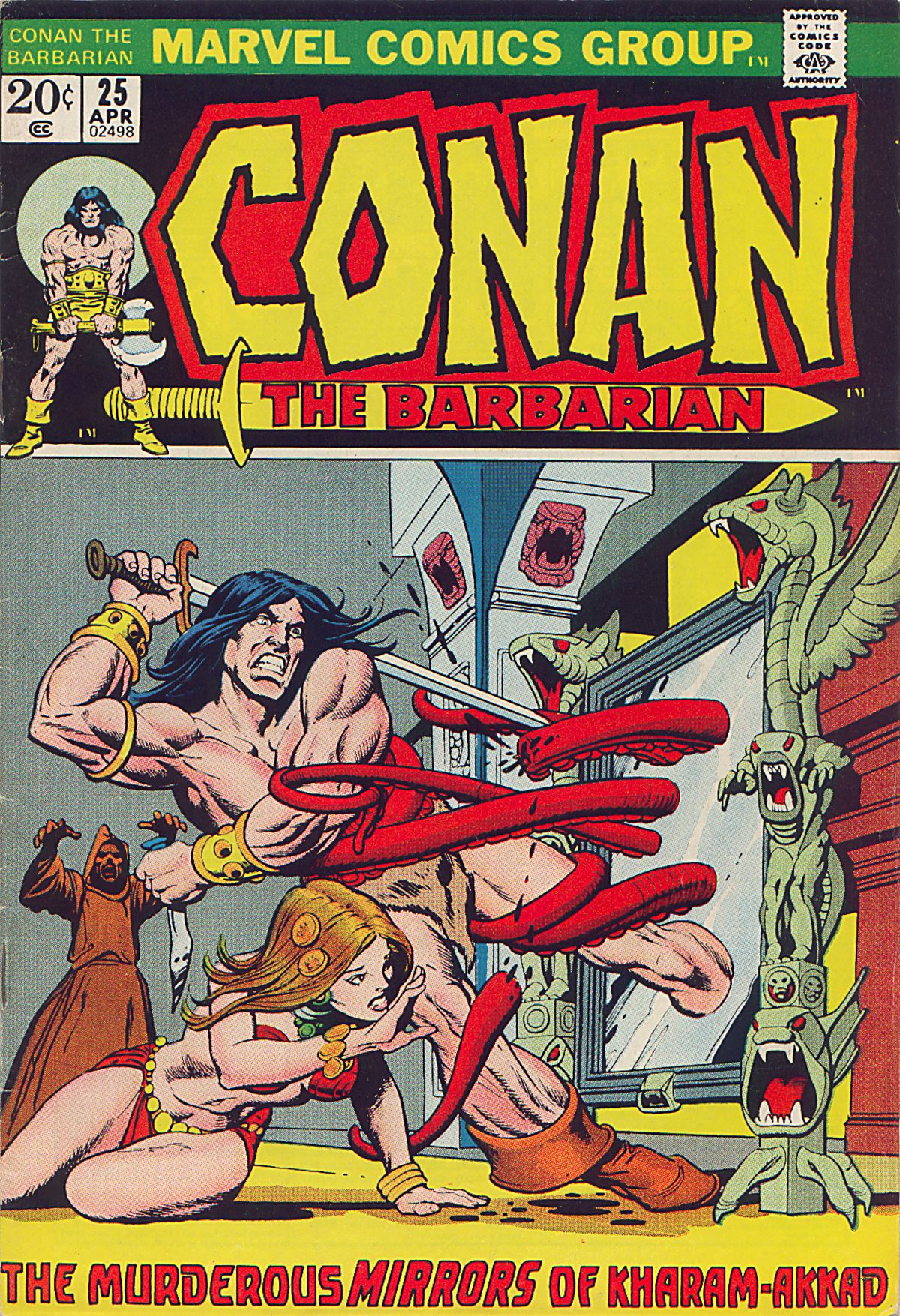 Read online Conan the Barbarian (1970) comic -  Issue #25 - 1