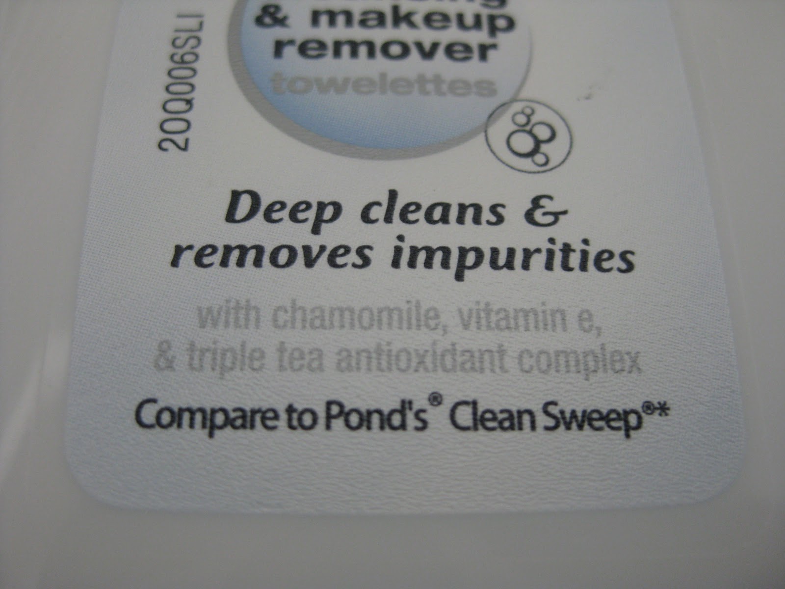 CVS Brand "Cleansing & Makeup Remover Towelettes"