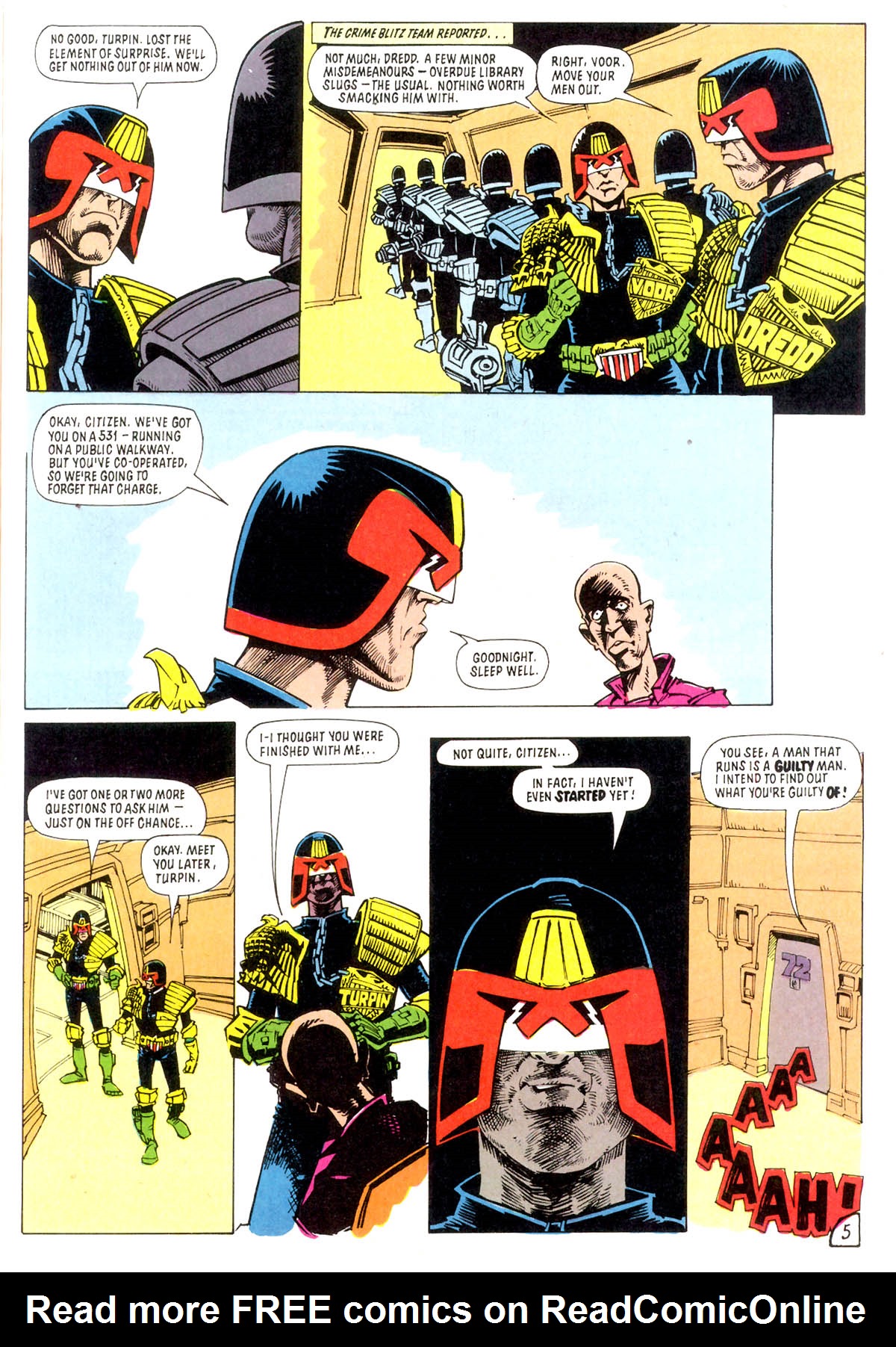 Read online Judge Dredd: The Complete Case Files comic -  Issue # TPB 4 - 258