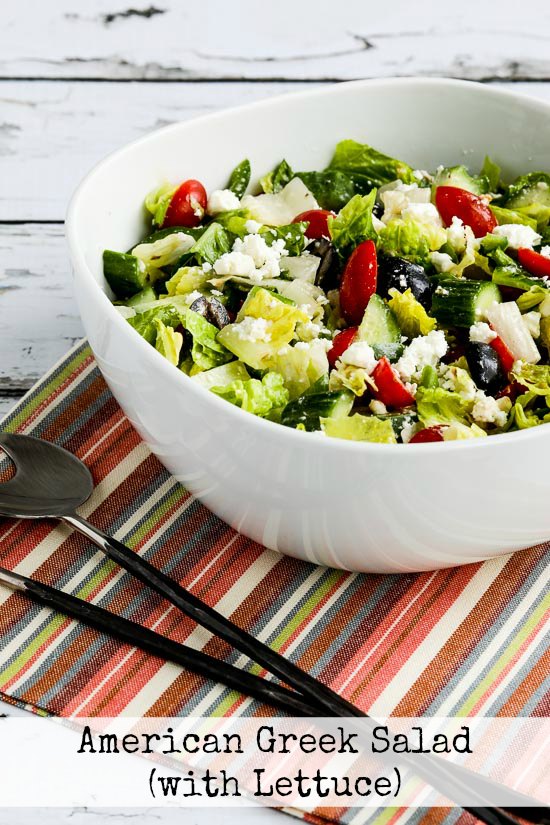 Kalyn's Kitchen® American Greek Salad (with Lettuce)