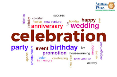Special occasion celebration