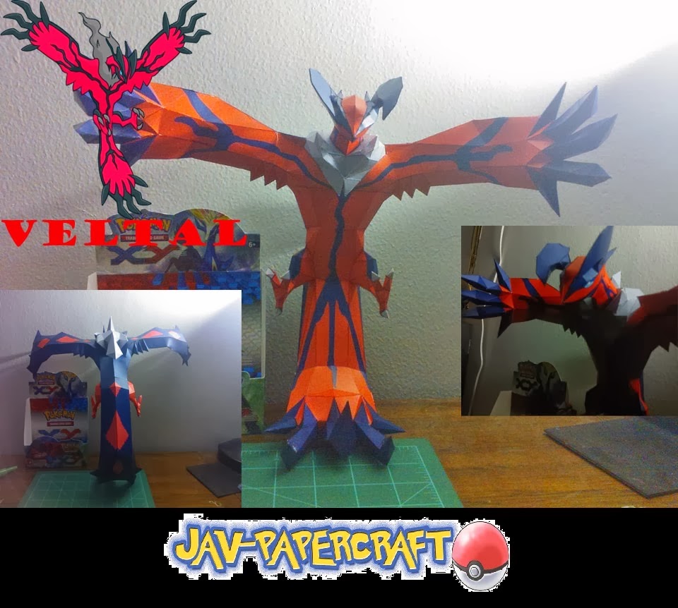 Pokemon Yveltal Papercraft Papercraft Paradise PaperCrafts Paper Models Card Models