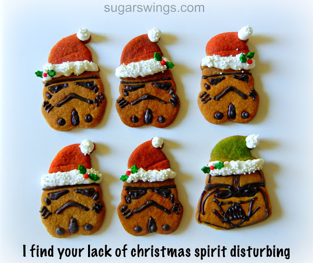 Star Wars christmas gingerbread cookies