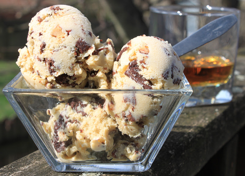Pappardella Bourbon Chocolate Chip Ice Cream with Butter Roasted Pecans