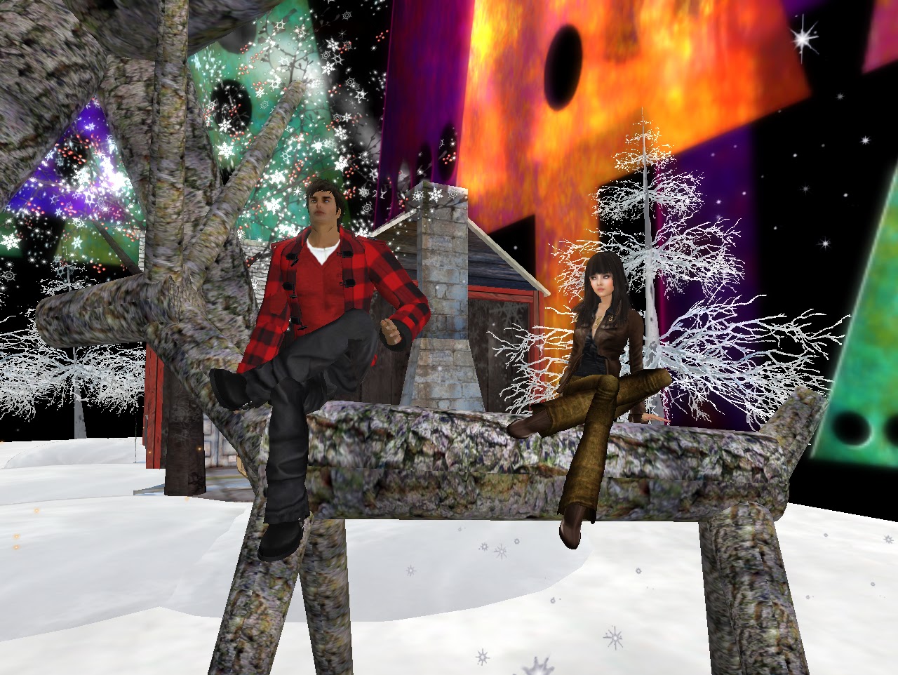 Mariko Nightfire A Virtual Life A Second Life Christmas