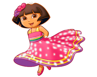 Cartoon Characters: Dora The Explorer (PNG)