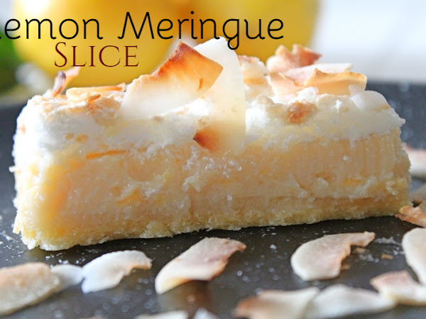 Lemon Meringue Slice