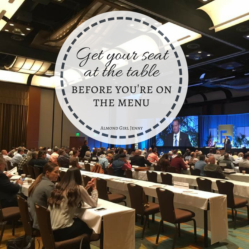 Get your seat at the table, before you're on the menu