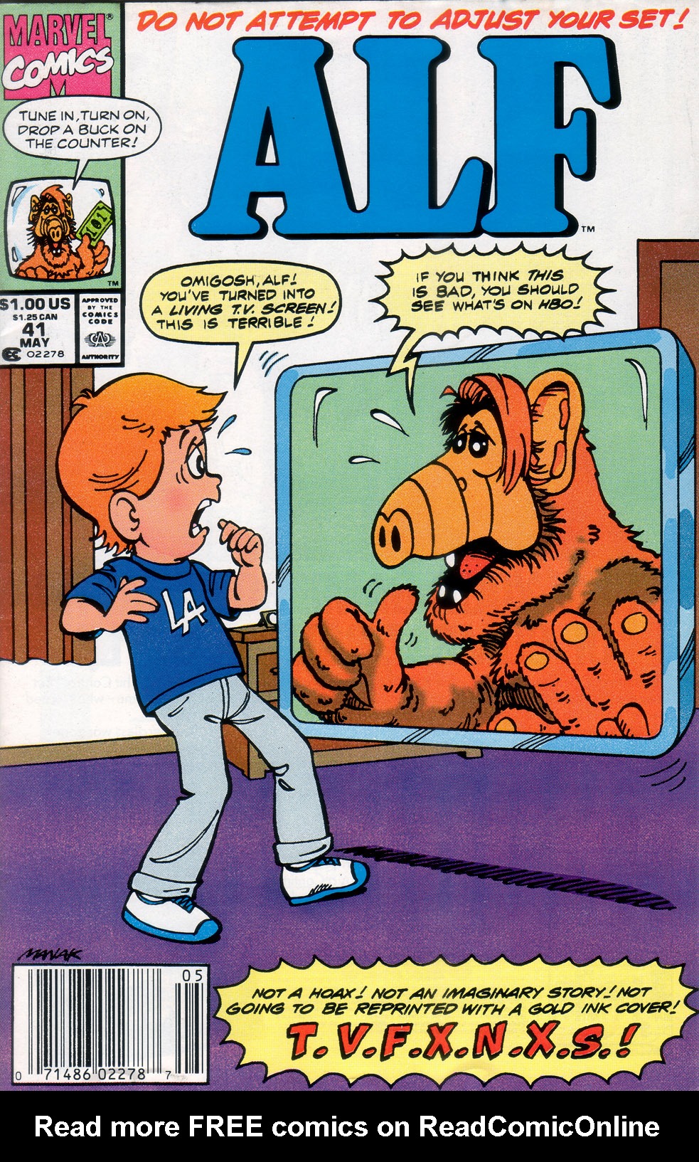 Read online ALF comic -  Issue #41 - 1