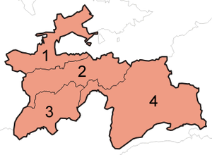Pembagian wilayah administratif Tajikistan
