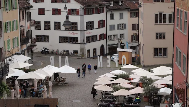 "Open Air" The main square in Rapperswil, Switzerland