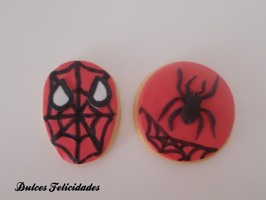Galletas Spiderman Fondant