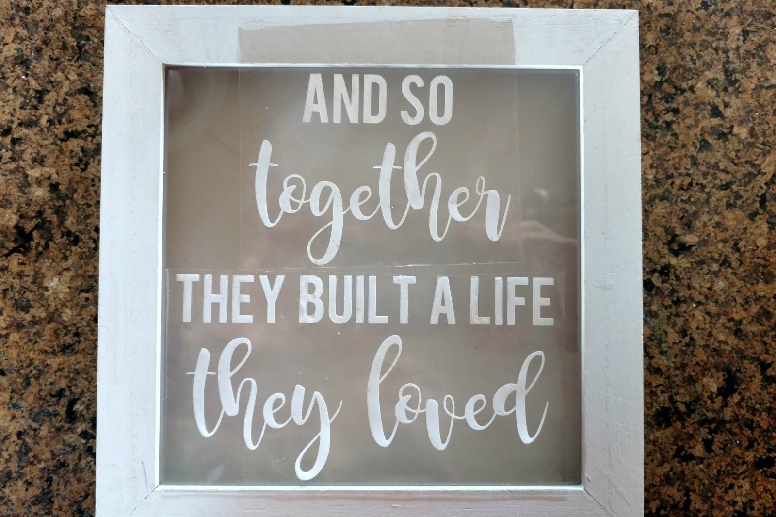 Memories Shadow Box Anniversary Gift Sunshine and Munchkins