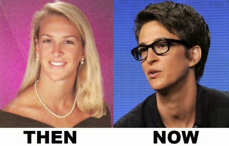 maddow rachel lesbian after haircut then msnbc heteronormative patriarchy yearbook man feminism host who looks feminist anchor babe comments