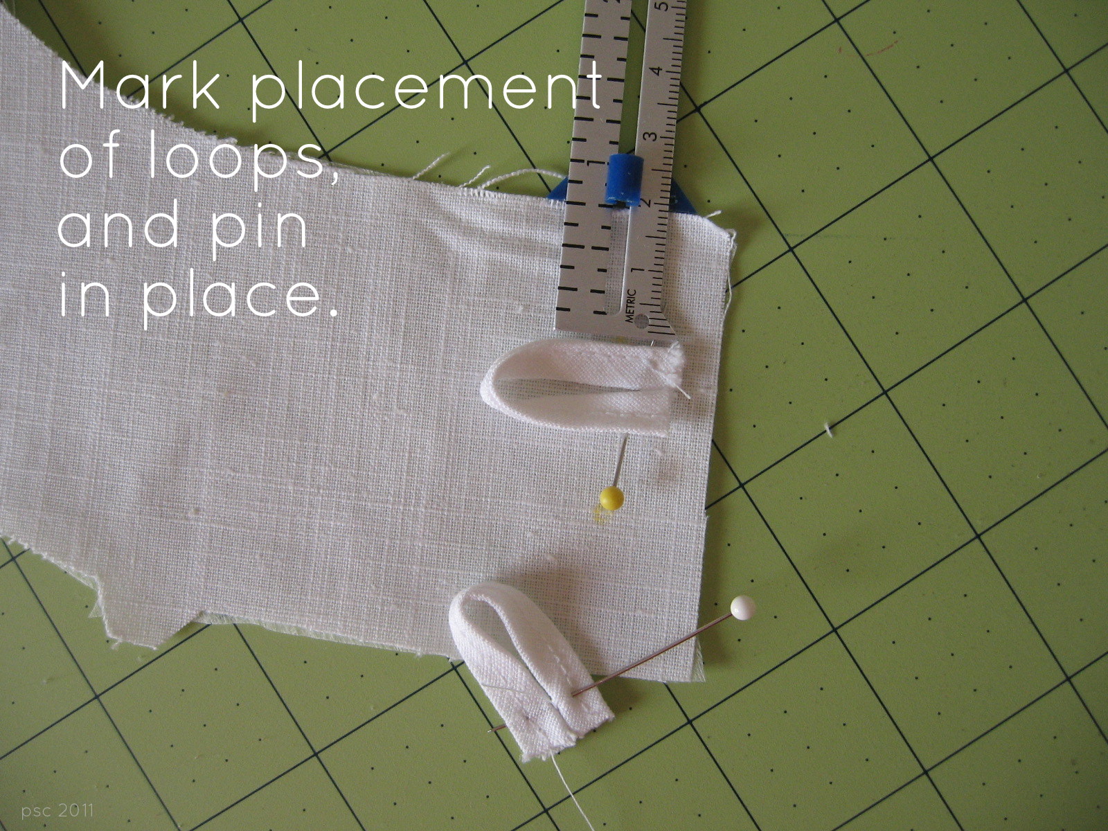 Pickup Some Creativity SewAlong Day 3, Button Loops (Steps 2527)