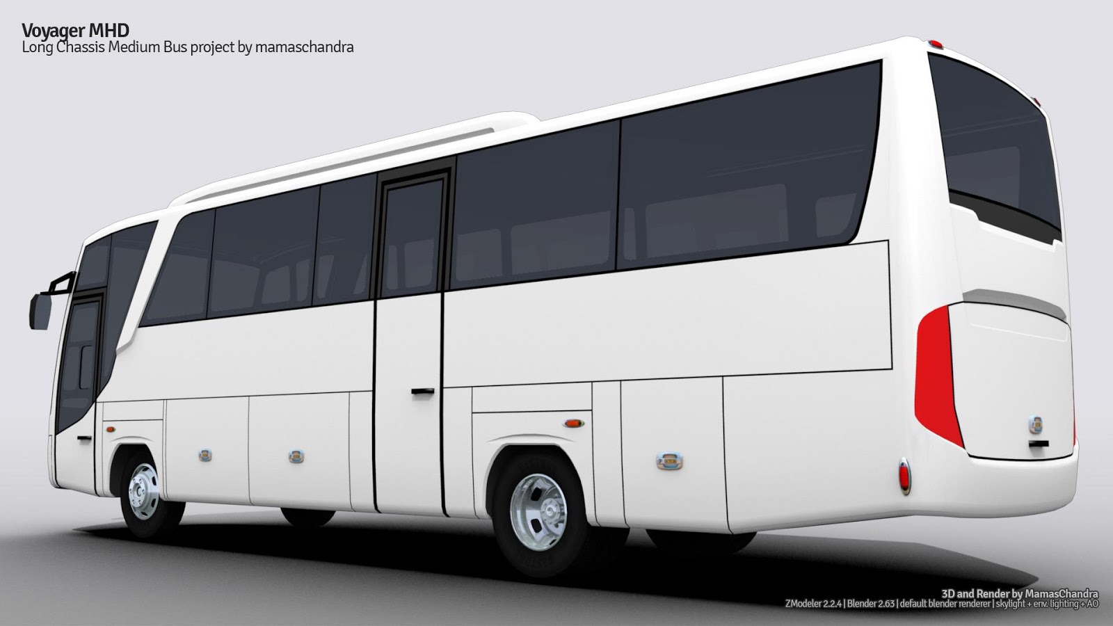 Design Bus 3D Voyager MHD Terbaru KAROSERI INDONESIA