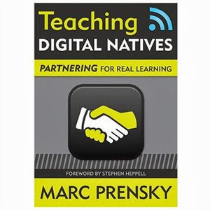 book jacket for Mark Prensky's book Teaching Digital Natives