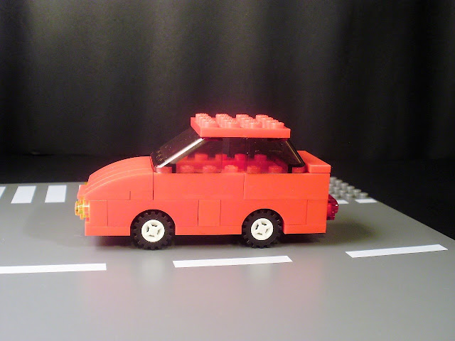 MOC LEGO Carro vermelho