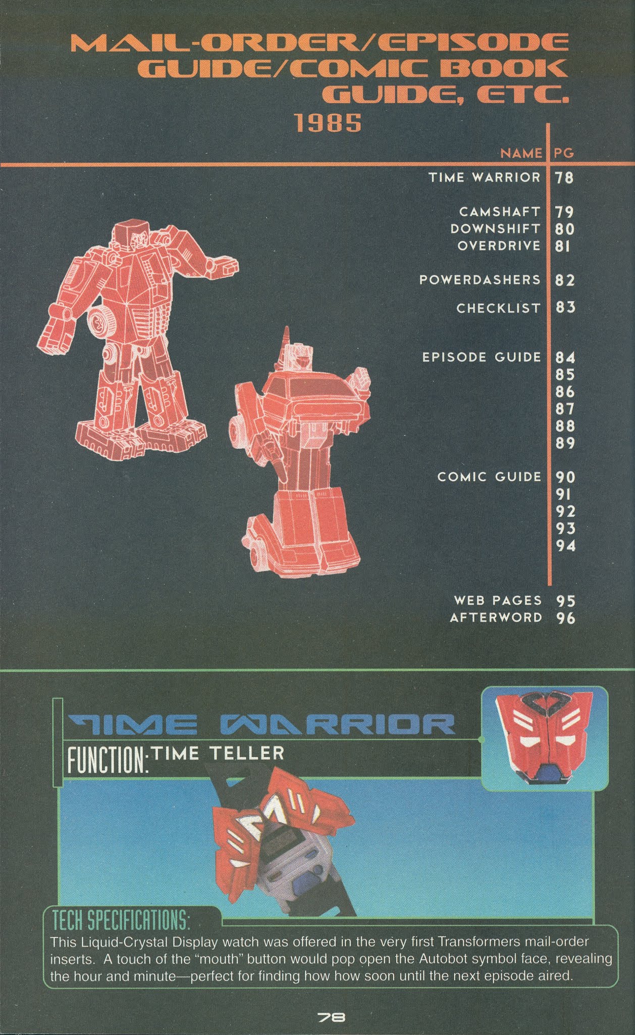 Read online Cybertronian: An Unofficial Transformers Recognition Guide comic -  Issue #1 - 80