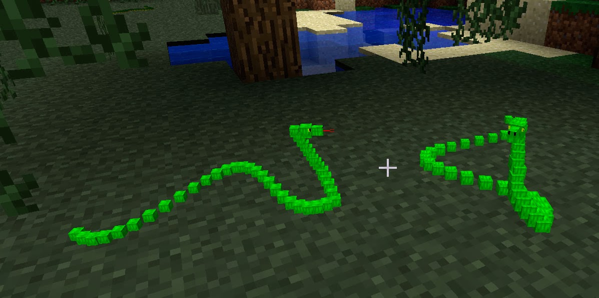Mo' Creatures serpiente Minecraft mod