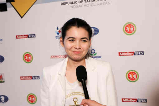 La toute jeune joueuse d'échecs russe Alexandra Goryachkina (20 ans, 2522 Elo) - Photo © Eteri Kublashvili