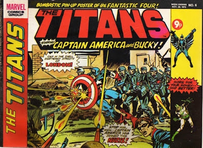 Marvel UK, Titans #6, Captain America