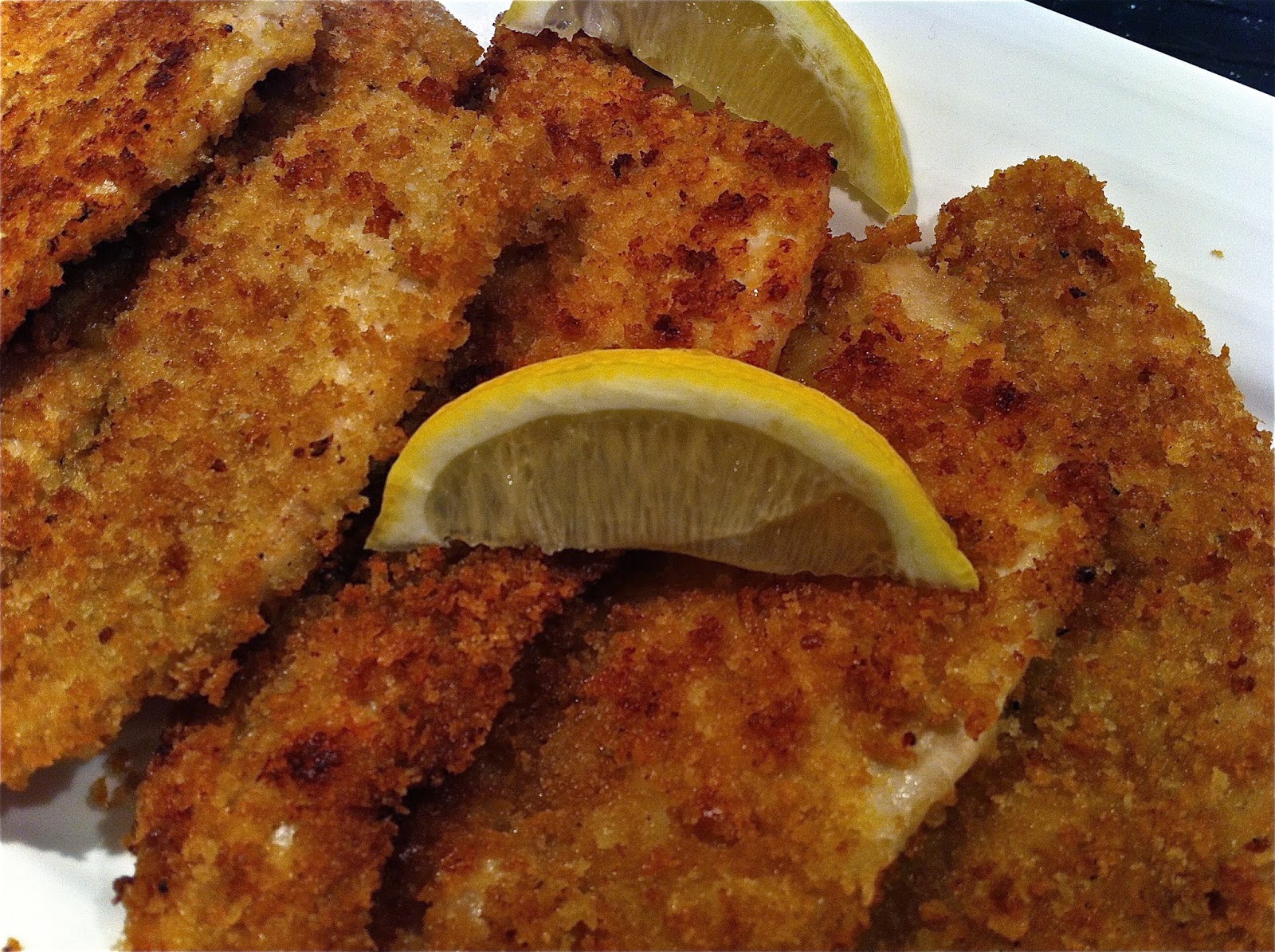 Homemade By Mary: EASY OVEN BAKED TURKEY SCHNITZEL with PANKO BREAD CRUMBS