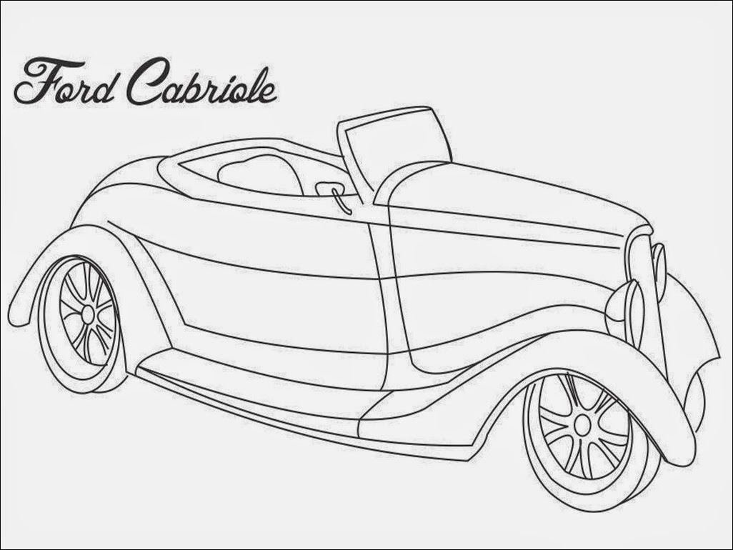 henry ford model t coloring pages - photo #22