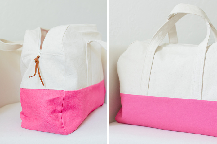 Project Bag Sewing Pattern :: Duffel Bag 