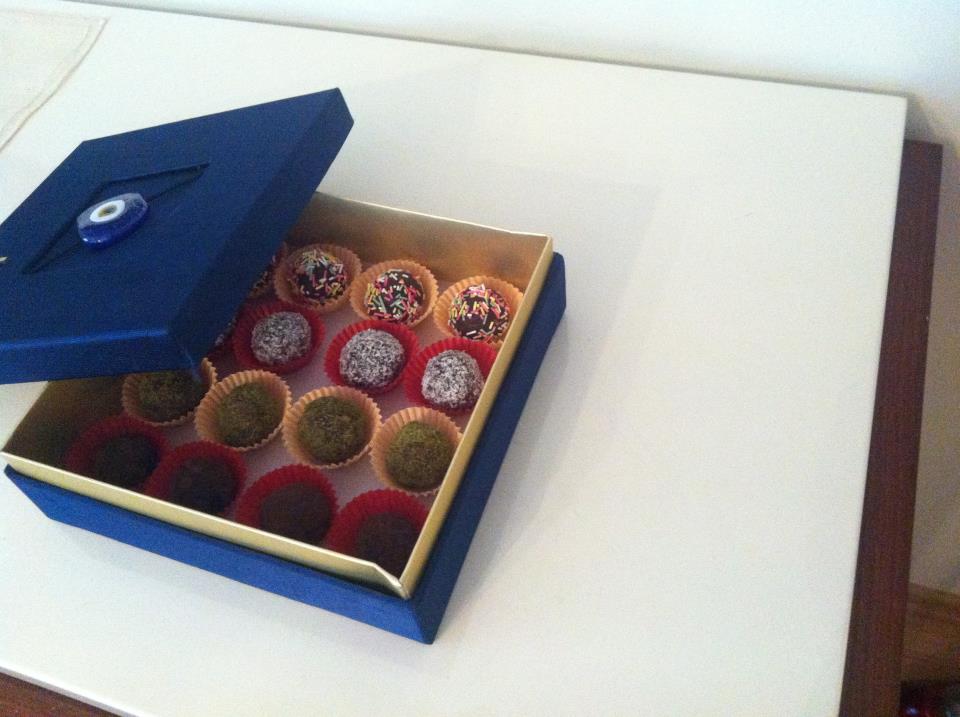 PASTA SERÜVENİM ÇİKOLATA KAPLI TRUFFLAR