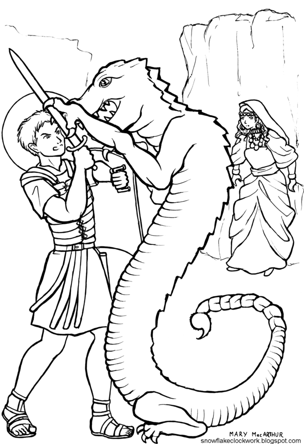 St Georges Coloring Pictures 98