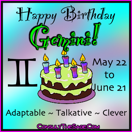 gemini birthdate gemini birthdate