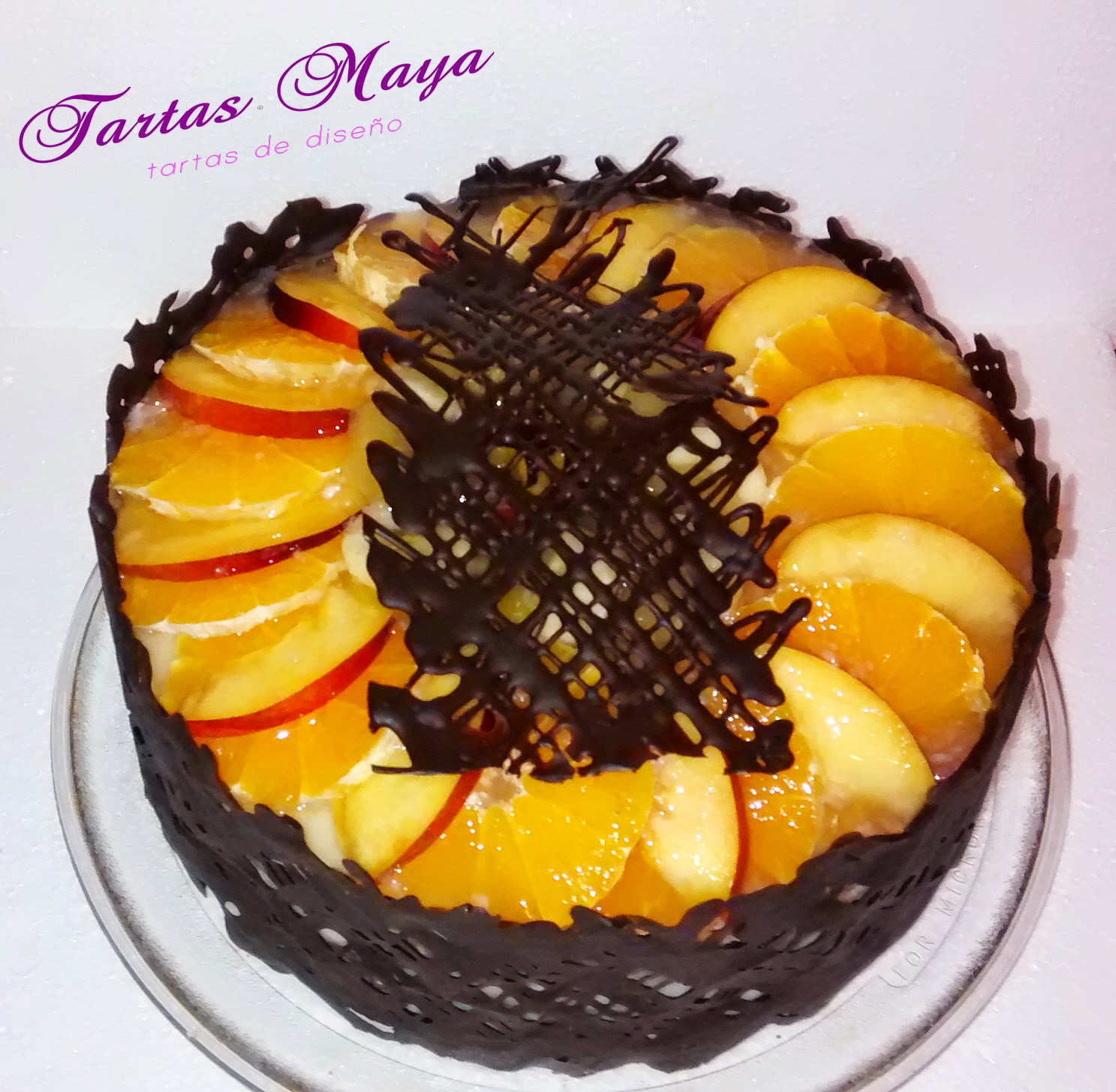 Tarta con frutas