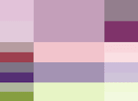 Mauve Mist сиреневая дымка Палитра акцентированной аналогии цветов Осень-зима 2014 Pantone модные популярные цвета