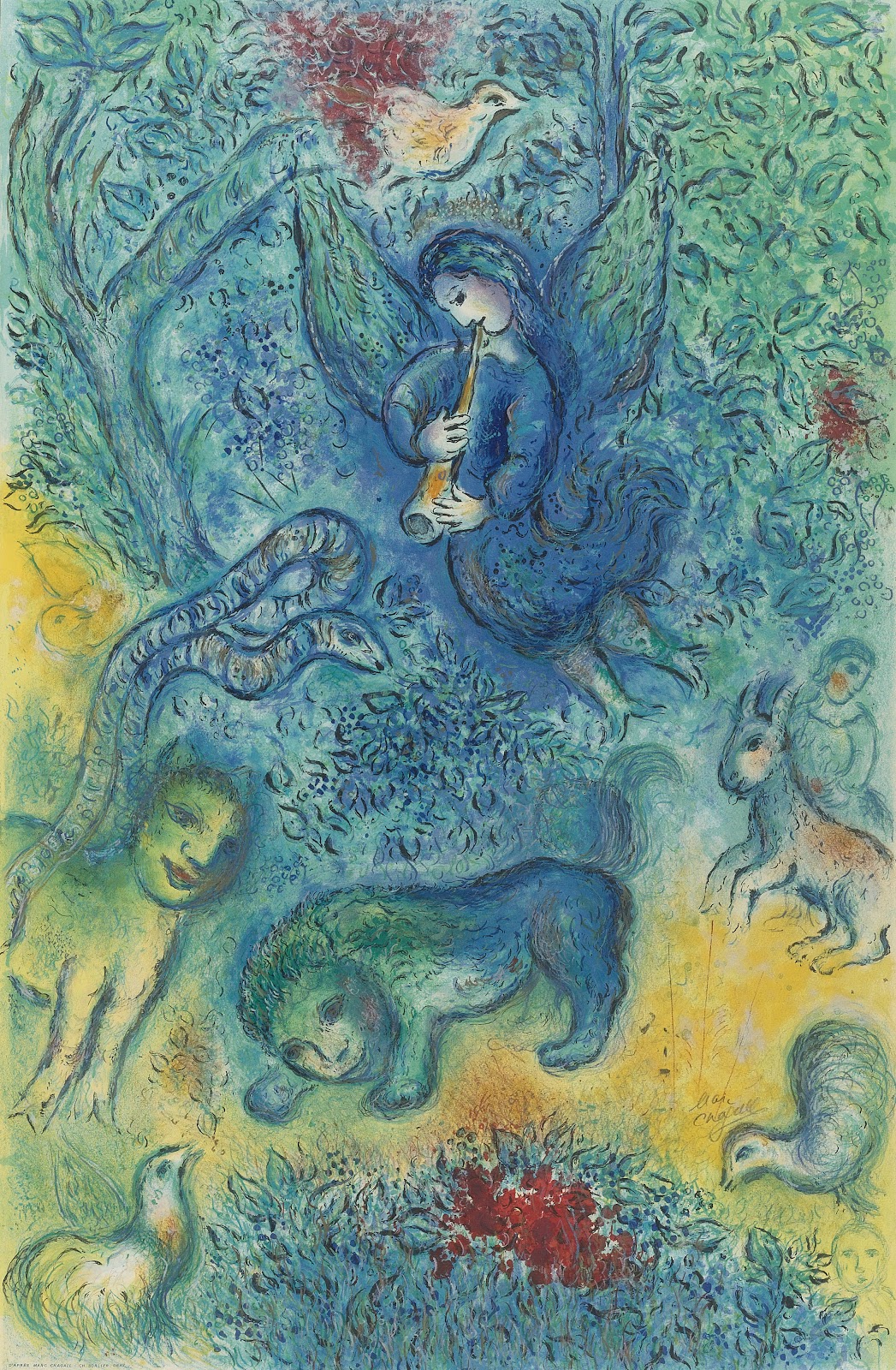 Marc Chagall Expressionist /Cubist painter Tutt'Art Pittura