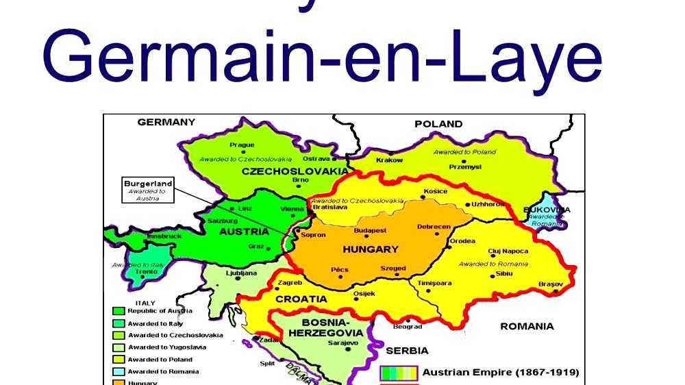 Treaty of SaintGermainenLaye (1919)