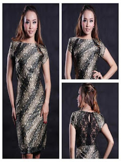 model baju batik pesta remaja