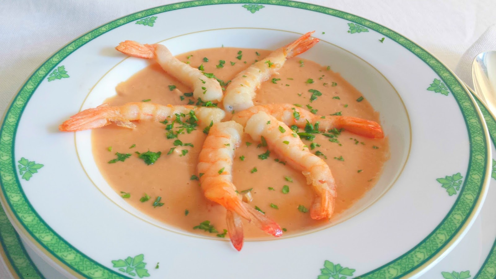 Crema di ceci con bisque di gamberi da Chefchezvousfrancesco su