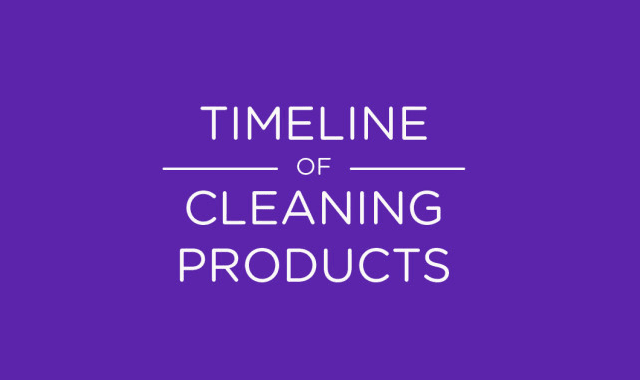 Timeline of Cleaning Products