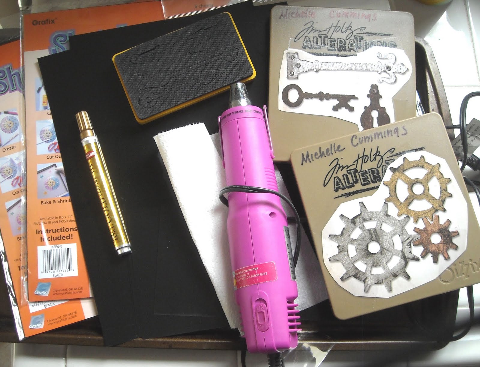 Faerie Dust Dreams "Shrink Plastic Gears"