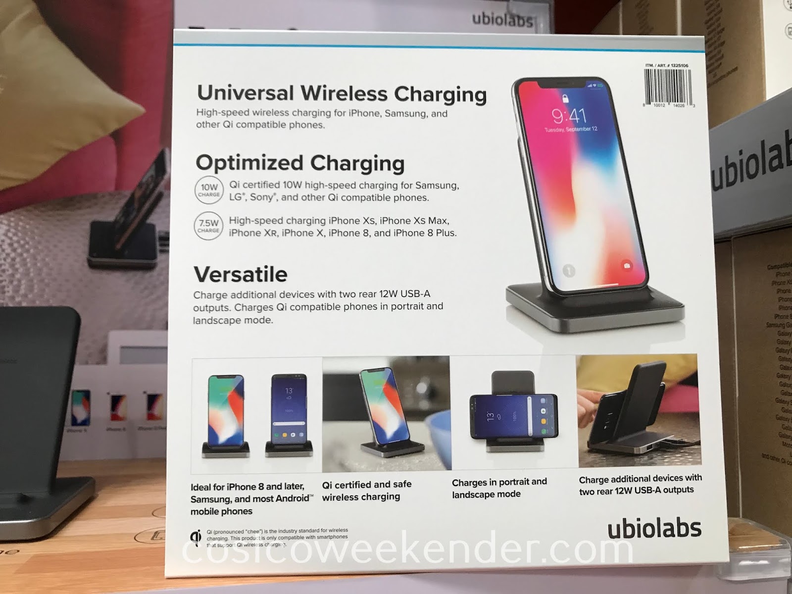 Ubio Labs Wireless Charging Stand Costco Weekender