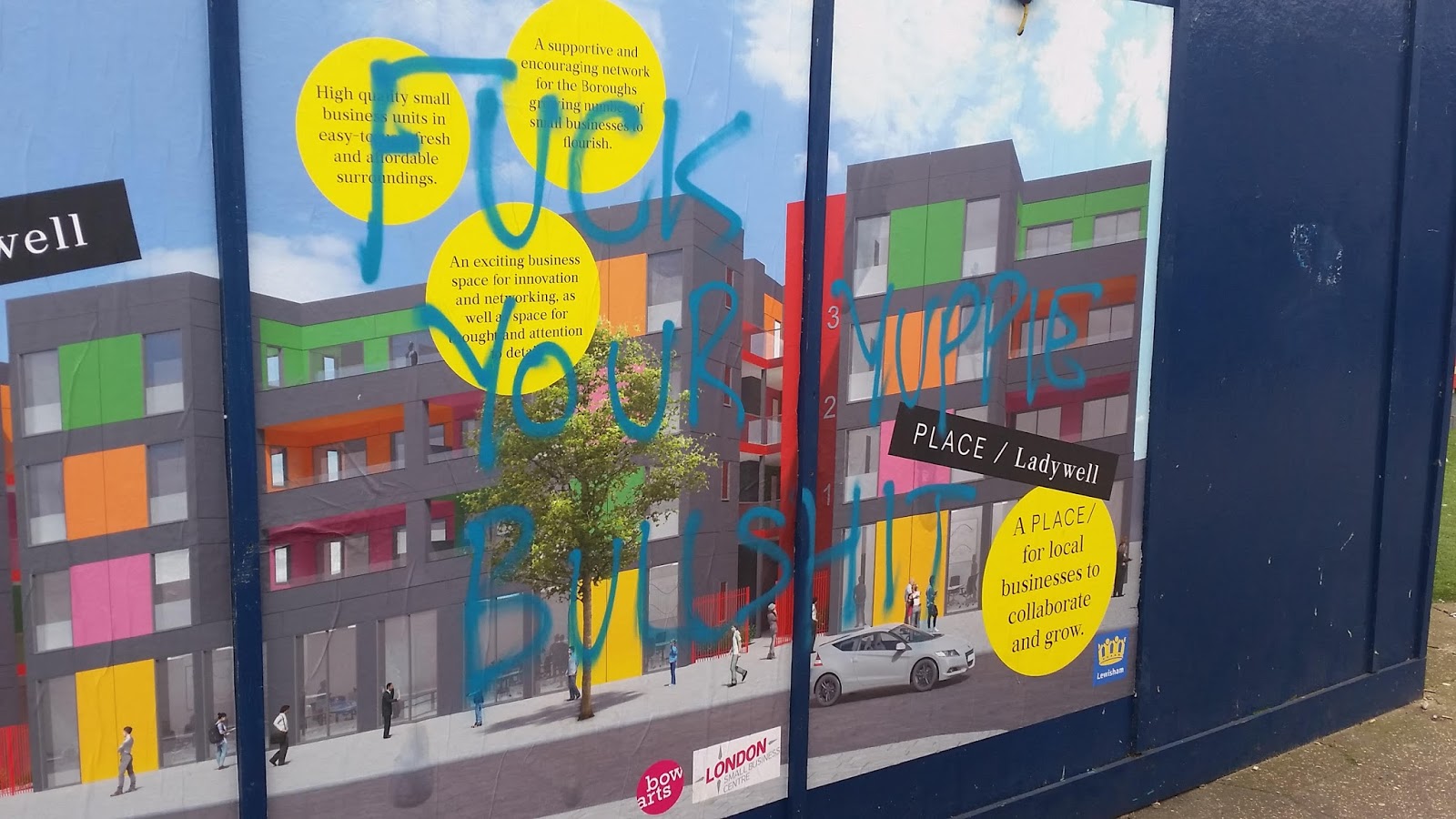 Brockley Central Antigentrifiers scorn social housing The online